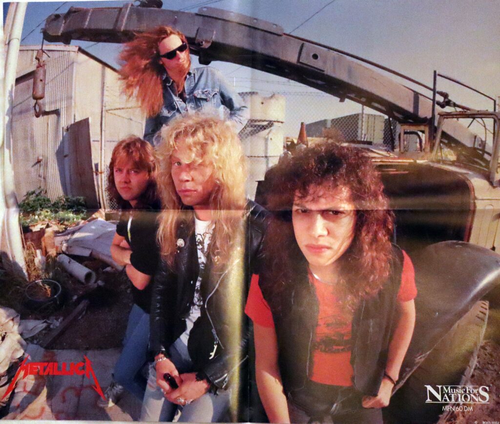 Master of Puppets dei Metallica: recensione e vinile da collezione 10 master of puppets metallica Music for Nations MFN 60 DM. poster originale
